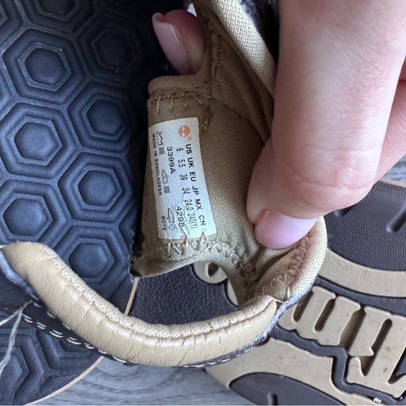 Timberland Kids Sandals - Dark Brown and Tan - Picture 4 of 7